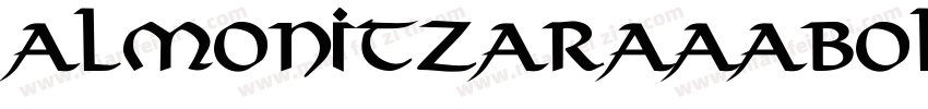 AlmoniTzarAAABold-Bo字体转换