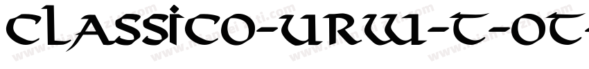 Classico-URW-T-OT-Bo字体转换
