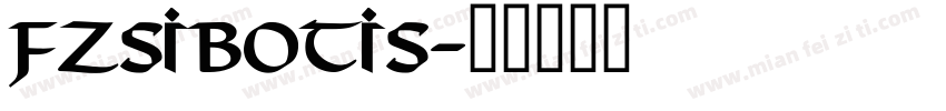 FZSiBoTiS字体转换