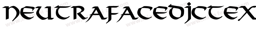 NeutrafaceDJCText-Bo字体转换
