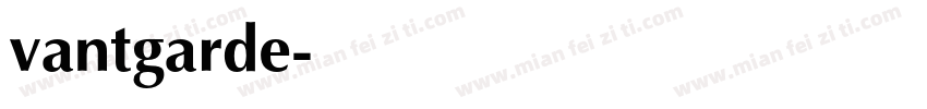 vantgarde字体转换