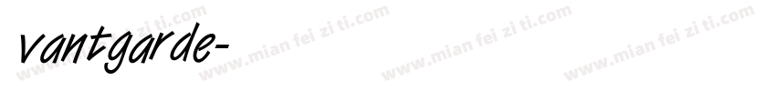 vantgarde字体转换