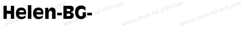 Helen-BG字体转换