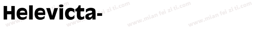 Helevicta字体转换