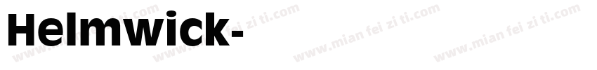 Helmwick字体转换