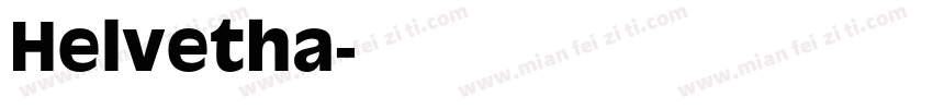 Helvetha字体转换