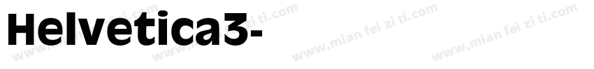 Helvetica3字体转换