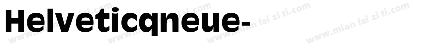 Helveticqneue字体转换