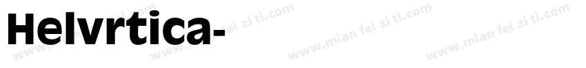 Helvrtica字体转换
