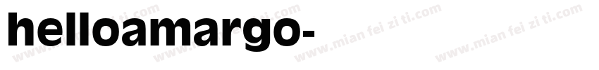 helloamargo字体转换