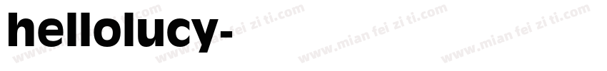 hellolucy字体转换
