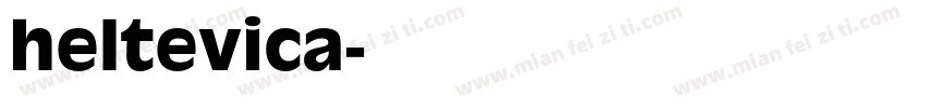 heltevica字体转换