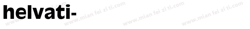 helvati字体转换