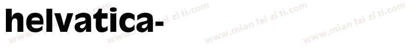 helvatica字体转换