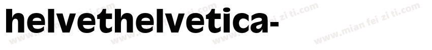 helvethelvetica字体转换