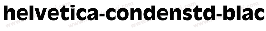 helvetica-condenstd-black-se字体转换