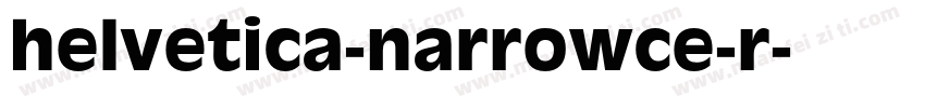 helvetica-narrowce-r字体转换
