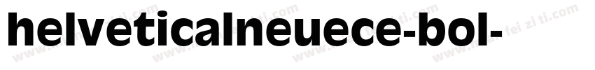 helveticalneuece-bol字体转换