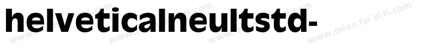 helveticalneultstd字体转换