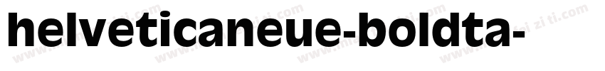helveticaneue-boldta字体转换