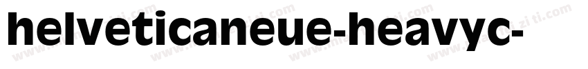 helveticaneue-heavyc字体转换