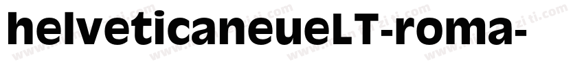 helveticaneueLT-roma字体转换
