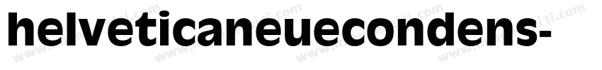 helveticaneuecondens字体转换