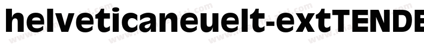 helveticaneuelt-extTENDED字体转换