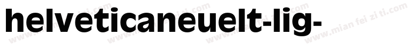 helveticaneuelt-lig字体转换