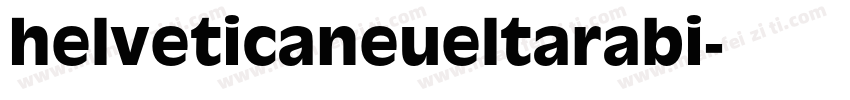 helveticaneueltarabi字体转换