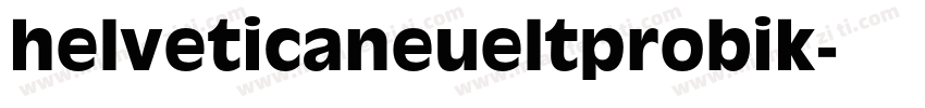 helveticaneueltprobik字体转换