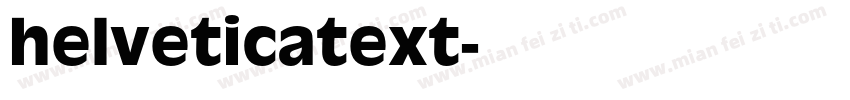helveticatext字体转换