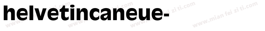 helvetincaneue字体转换