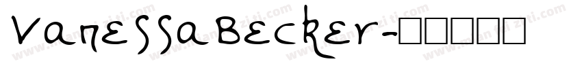 VanessaBecker字体转换