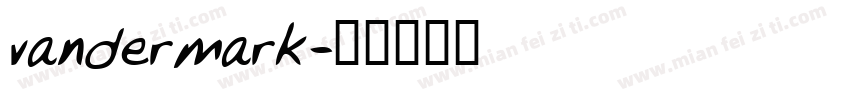 vandermark字体转换