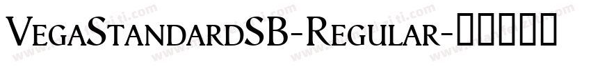 VegaStandardSB-Regular字体转换