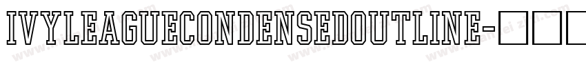 IvyLeagueCondensedOutline字体转换
