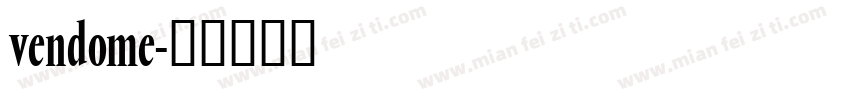 vendome字体转换