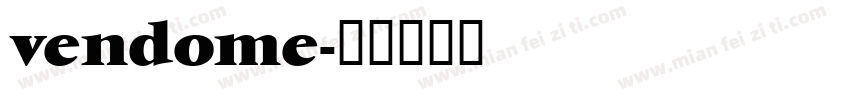 vendome字体转换