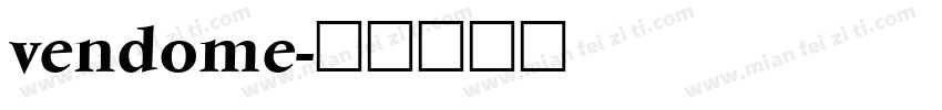 vendome字体转换