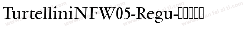 TurtelliniNFW05-Regu字体转换