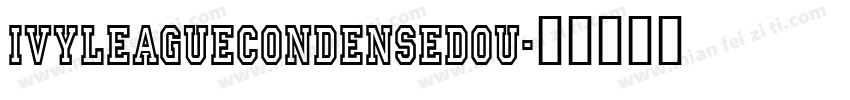 IvyLeagueCondensedOu字体转换