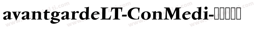 avantgardeLT-ConMedi字体转换