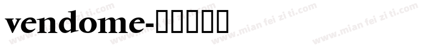 vendome字体转换