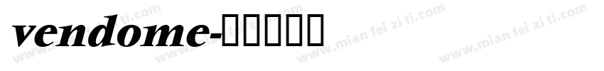 vendome字体转换