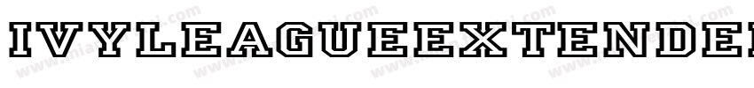 IvyLeagueExtendedOutline字体转换