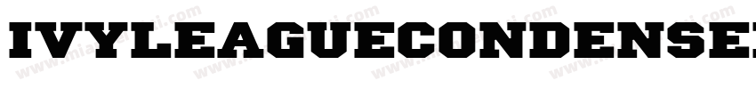 IvyLeagueCondensedSolid字体转换