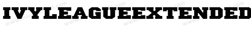 IvyLeagueExtendedOutline字体转换