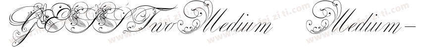 GESSTwoMedium一Medium字体转换