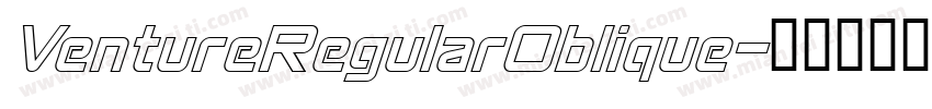 VentureRegularOblique字体转换